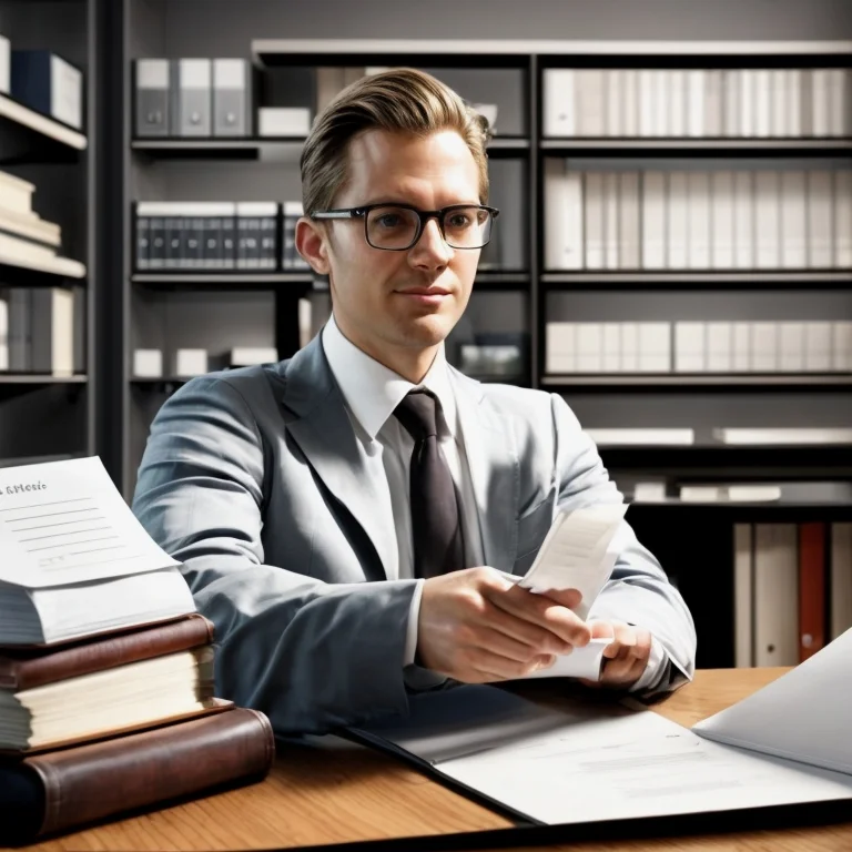 Digitale Vertragsprüfung auf Laptop